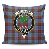 Clan Anderson Modern Tartan Crest Pillow Cover WI66 Clan Anderson Tartan Today